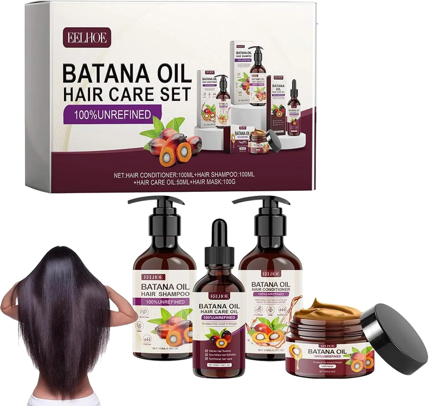 Batana Oil Hair Care Set