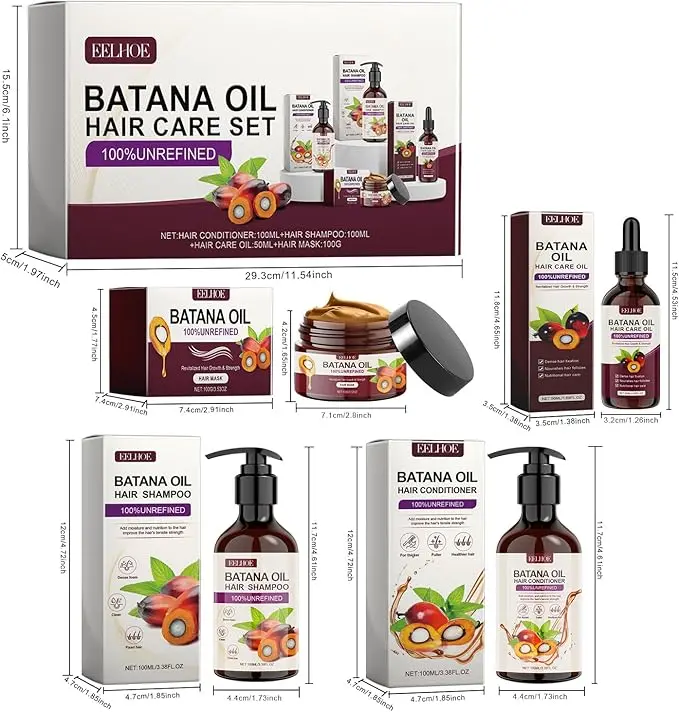 Batana Oil Hair Care Set
