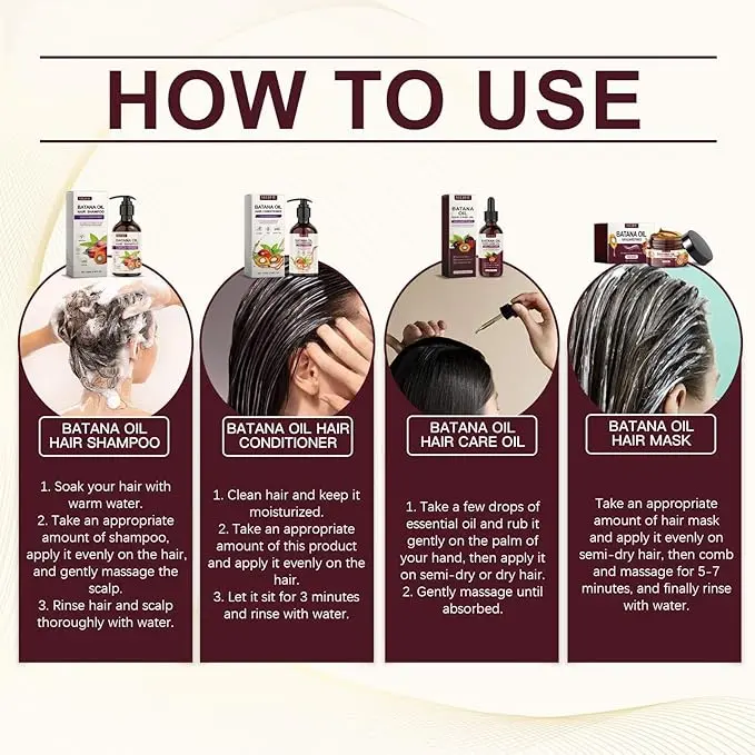 EELHOE - Batana Oil Hair Care Set - Image 3